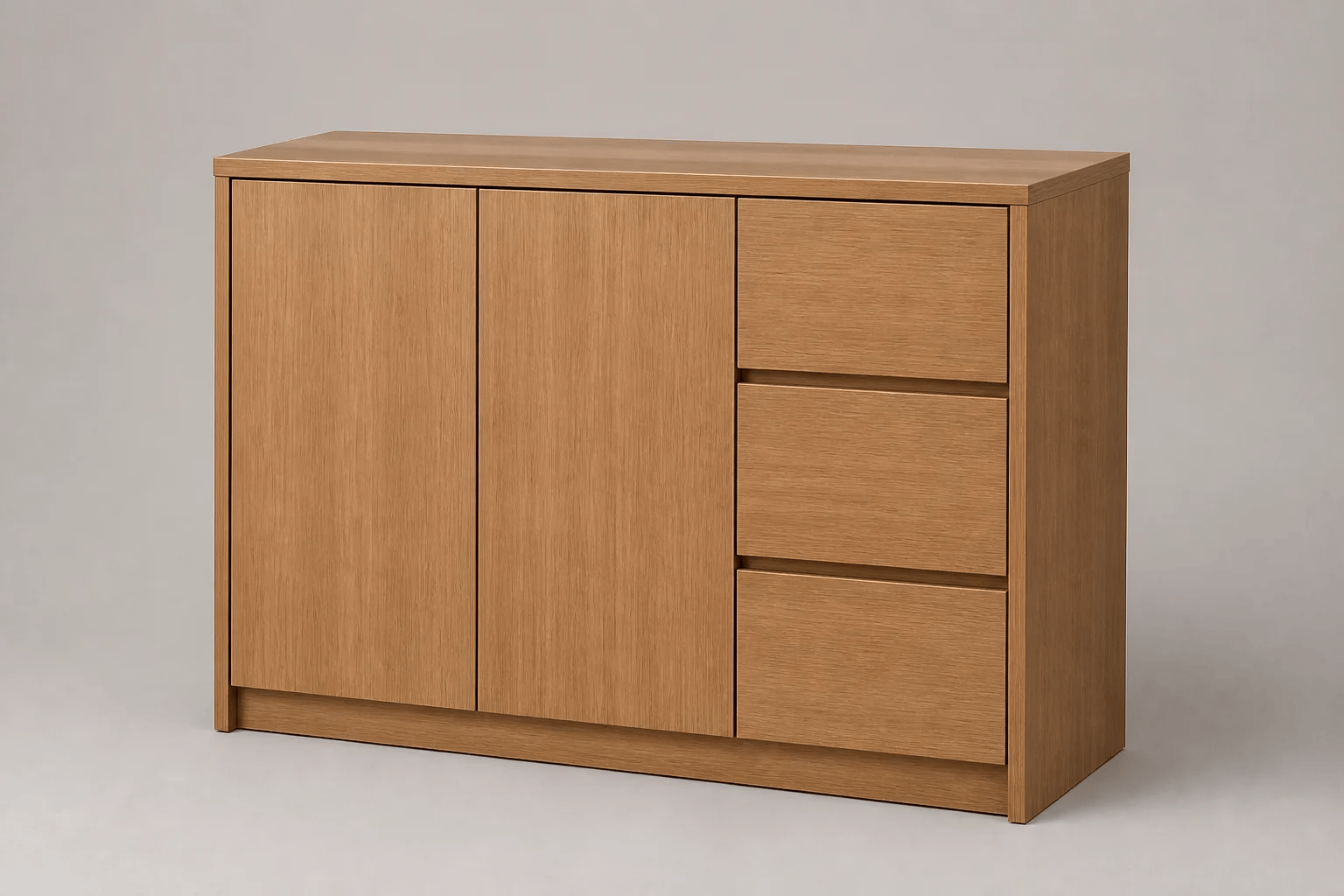 36'' Vanity Double Door And Right Drawer Wood Color vanity view 1